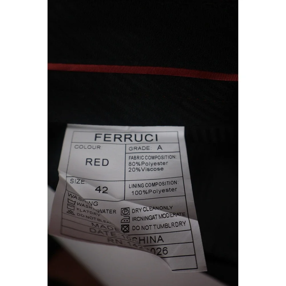 Ferrucci USA red four fabric